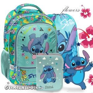 Paso Stitch iskolatáska hátizsák SZETT - Flowers 140235340 - Paso