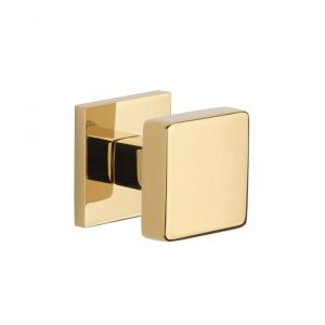 Aprile Mora Q Slim 7mm Gold PVD Türknopf - Quadratisch, Glänzend goldfarben - Bau & Renovierung