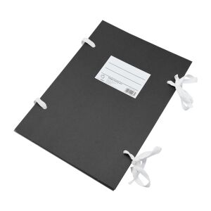 Szalagos irományfedél A4, 1m-es szalaggal Bluering® fekete 140236344 - Szalagos irományfedél