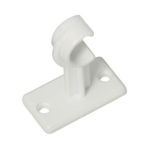 Mydeco fehér függönyrúd tartó, szögletes nézet - Függönykarika