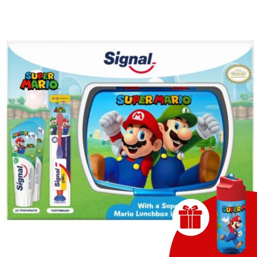 Signal Kids Supermario Ajándékcsomag + Ajándék Super Mario Kulacs 430ml