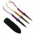 Extreme Battle Jagdmesser-Set und drei Wurfmesser, Ninja Assassin, DEPOX®, Edelstahl, inklusive Scheide 140238886