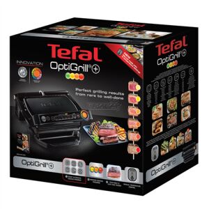 TEFAL Grill OptiGrill+, 2000 W, czarny 140581739 - Grill stołowy i Urządzenie do wypieku wafli