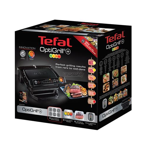 TEFAL Grill OptiGrill+, 2000 W, schwarz 140581739