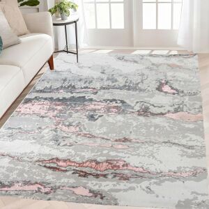 Modern szőnyeg Cleopatra 8435 (Grey-Pink) 200x290cm Szürke-Rózsaszín 140245702 - Lakberendezés