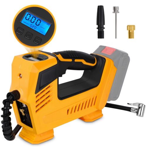 Flinke 48V akkumulátoros autókompresszor – 150 PSI hordozható légpumpa LED világítással, multifunkciós adapterrel és flexibilis tömlővel FK8049 (BBA) 140247057