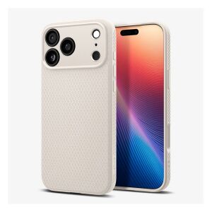 SPIGEN LIQUID AIR szilikon telefonvédő (ütésállóság, légpárnás sarok, rombusz) BÉZS Apple iPhone 17 Pro Max 140248349 - Spigen