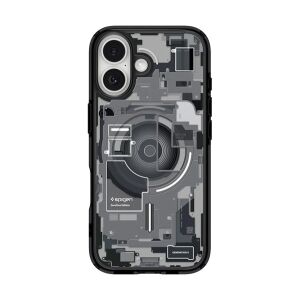 SPIGEN ULTRA HYBRID ZERO ONE műanyag telefonvédő (ütésállóság, légpárnás keret, MagSafe) FEKETE Apple iPhone 17 140248496 - Spigen