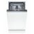 Bosch SPV2HMX42E Beépíthető mosogatógép, 10 teríték, fehér, nyitott ajtó