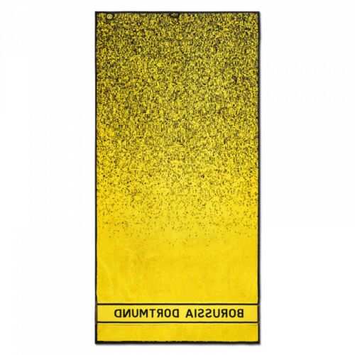 Borussia Dortmund törölköző, fekete és sárga, 70x140 cm 