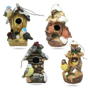 Őszi dekor madárház 8cm 140251196 - Őszi dekorációs kellék