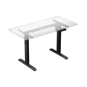 Blik elektromosan állítható magasságú íróasztal váz, fekete, 72-118cm - Mark Adler