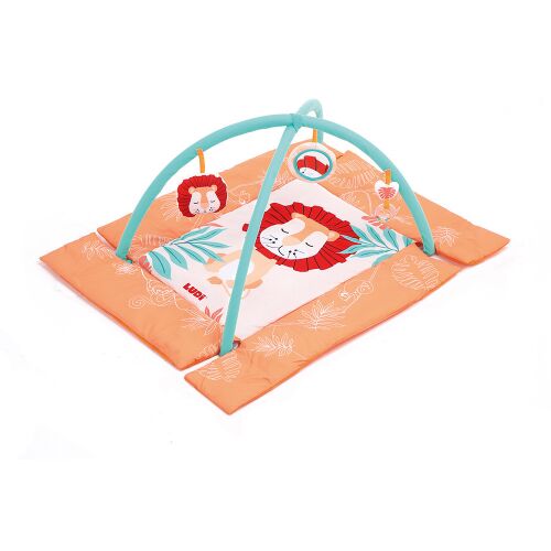 LUDI - Oroszlános játszószőnyeg felhajtható szegéllyel 140252189