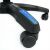 GOBORELAX Gamer szék lábtartóval, masszázsfunkcióval #kék-fekete 171109362