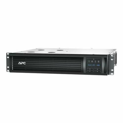 APC Smart-UPS 1000VA Rackmount UPS vedere în unghi pe fundal alb