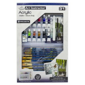 Akrilfestő utazókészlet - 31 részes szett 140267093 - Akrilfesték