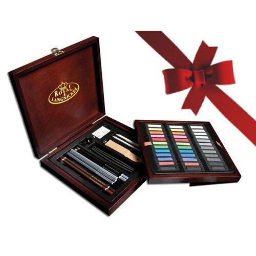 Pasztell készlet fadobozban - Royal Pastel - 55db 140267219