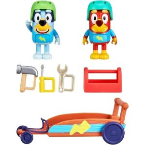 2 db Bluey figurából álló készlet - Bluey & Rusty, Gokart