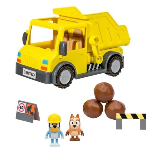 Bluey Dömperes játékkészlet Bluey és Bingo figurákkal