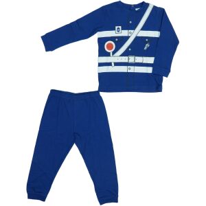 OVS Fagottino lányka kék pizsama jármű mintával, 98-as méret - Gyerek pizsama, hálóing