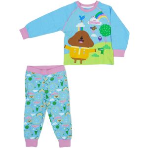 Hey Duggee lányka pizsama szett 98-as méretben, hosszú ujjakkal és rajzfilm mintával - Gyerek pizsama, hálóing