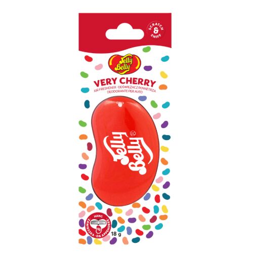 Jelly Belly Very Cherry Auto Lufterfrischer, 3D Bohnenform