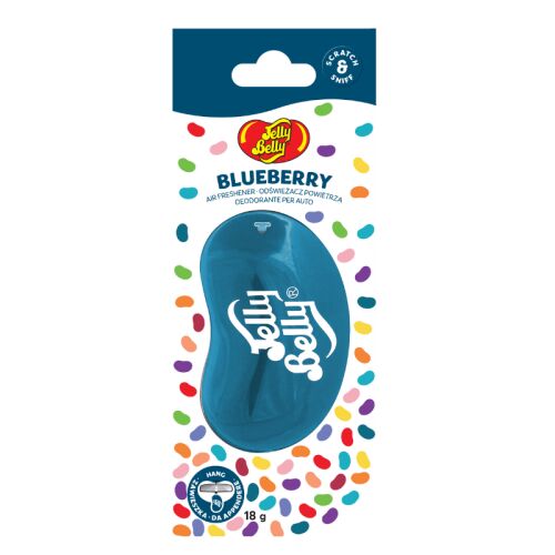 Jelly Belly Blueberry osviežovač vzduchu do auta, poškrab a ovoňaj