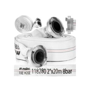 Furtun de pompieri MalTec MasterHose200 20m cu conectori rapizi - Irigare