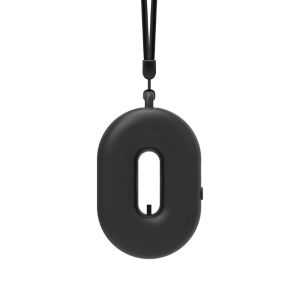 Colier Purificator de Aer, Fresh air, negru, din ABS, proiectat pentru a fi purtat in jurul gatului, functioneaza in mod silentios, facandu-l ideal pentru utilizare zilnica