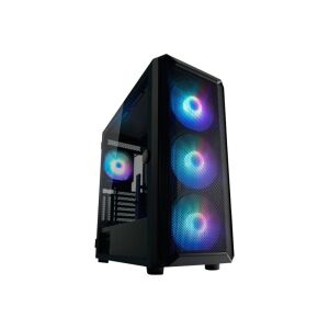LC-Power 804B Obsession X RGB Midi Tower PC Gehäuse mit Mesh-Frontplatte und RGB-Lüftern - LC-power