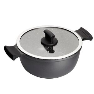 Inoxibar  Absolut Black Range  lábas, tapadásmentes bevonattal 28 cm fedővel