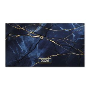 Naptár Tűzött mini zseb fekvő Blue 2026