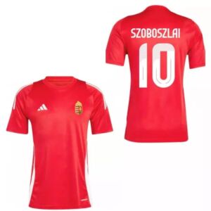 Magyarország mez felső szurkolói Adidas T24 piros felnőtt SZOBOSZLAI 10 140339285 - Focimez