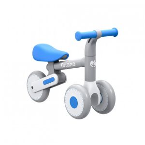 Gyerek kerékpár 1-3 éves, pedálok nélkül, tartós eva hab kerekek, állítható, kék