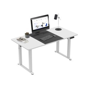 Állitható íróasztal, magasságállítás, két motor, 160 cm x 80 cm x 119 cm, fehér 140343914 - Mark Adler
