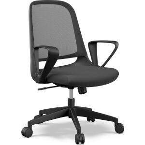 SENSE7 Sopty fekete irodai forgószék fekete