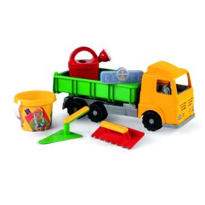 Androni Köműves homokozó készlet nagyméretű dömperrel