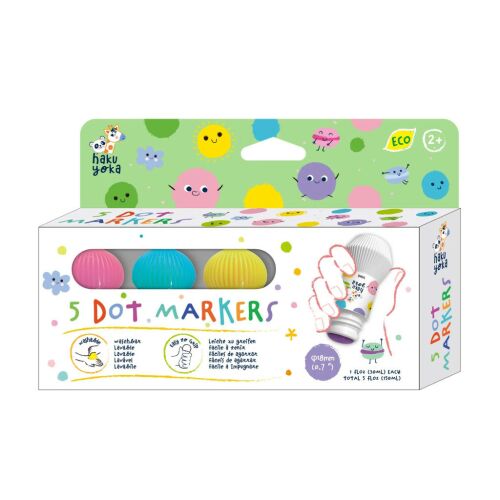 Maroknyomda pontozó festéshez 5 pasztell színnel Haku Yoka 140345173