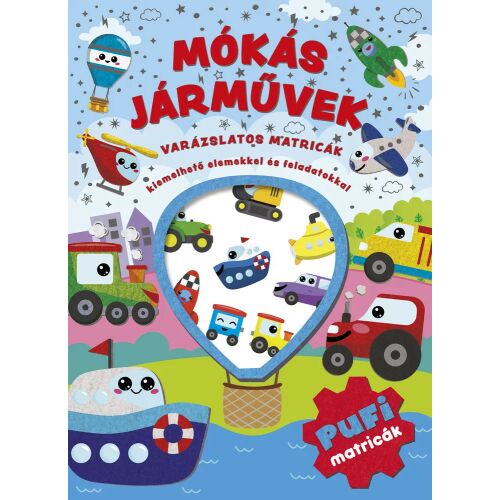 Varázslatos matricák - Mókás járművek Napraforgó 140346087