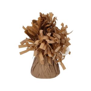 Pasztel Barna Bojtos Selyempapír Léggömbsúly - 170 gramm