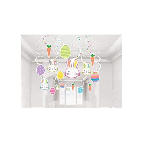 Húsvéti Mintás Spirális Függő Dekoráció - 30 db-os 140346504