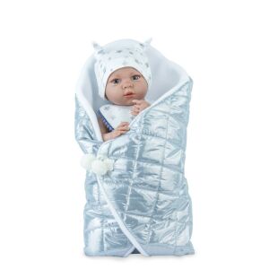 Marina&Pau baba - Kisfiú pólyában díszdobozban