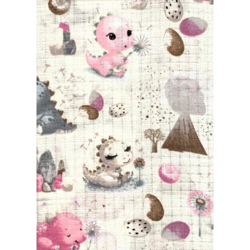 Mintás textil pelenka 1db-os - Kis dinók 140347016