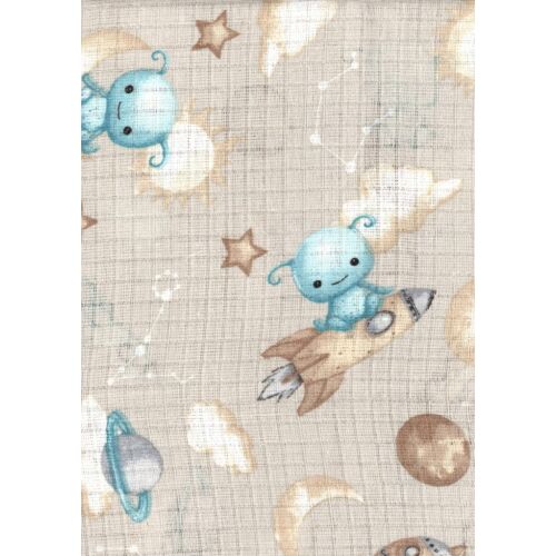 Mintás textil pelenka 1db-os - Kaland az űrben 140347017
