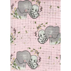 Mintás textil pelenka 1db-os - Elefánt 140347019 - Textil pelenka