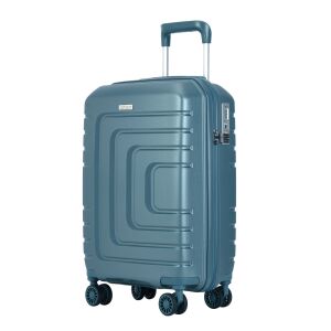 Valiză de cabină Bontour Charm Albastru Gheață - Vedere în unghi - Accesorii pentru îmbrăcăminte