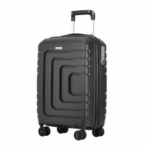 Bontour Charm crni kabinski kofer pogled iz kuta - Kofer