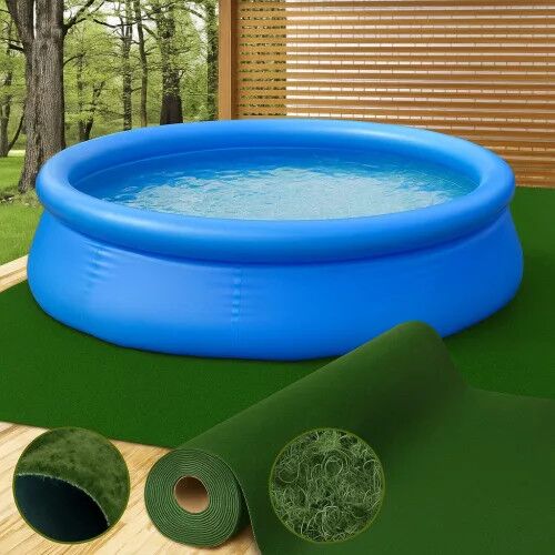 Milano Kész műfű filc 7mm Zöld kültéri 400x600cm 140353174