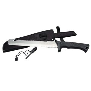 Piła myśliwska maczeta, stal nierdzewna, 40 cm, czarna 140354178 - Brushcutter