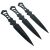 Set trei cutite de aruncat Anarchy Way si trei cutite de aruncat, Black Fury, DEPOX®, teaca inclusa 140354200